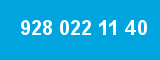 928 022 11 40 928 022 11 40